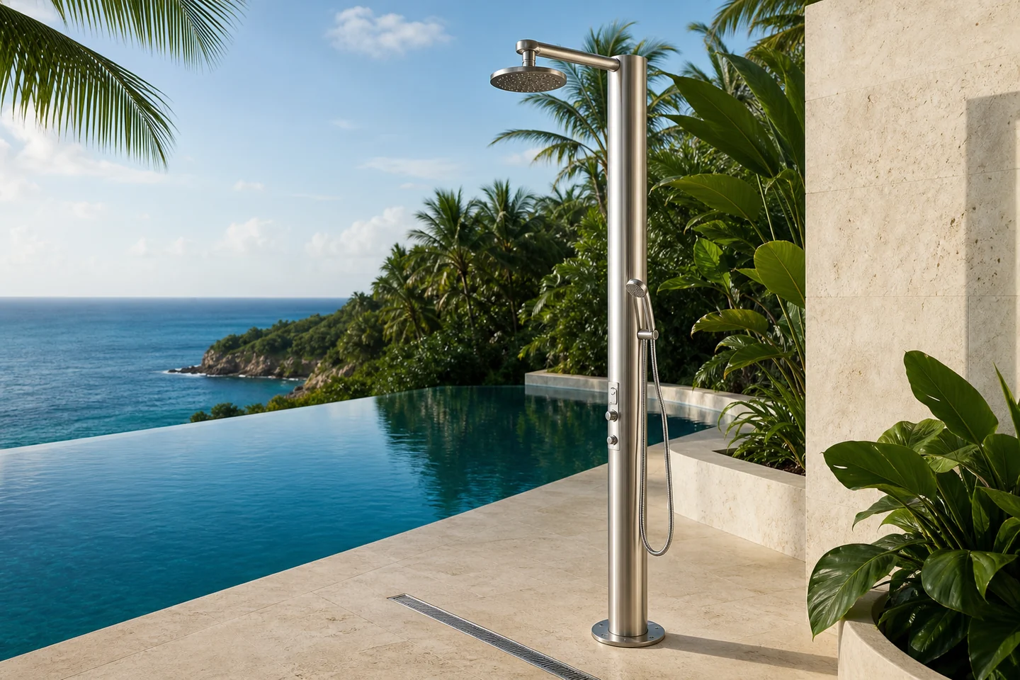 INFINEA Shower — concept d’architecture marine INFINEA